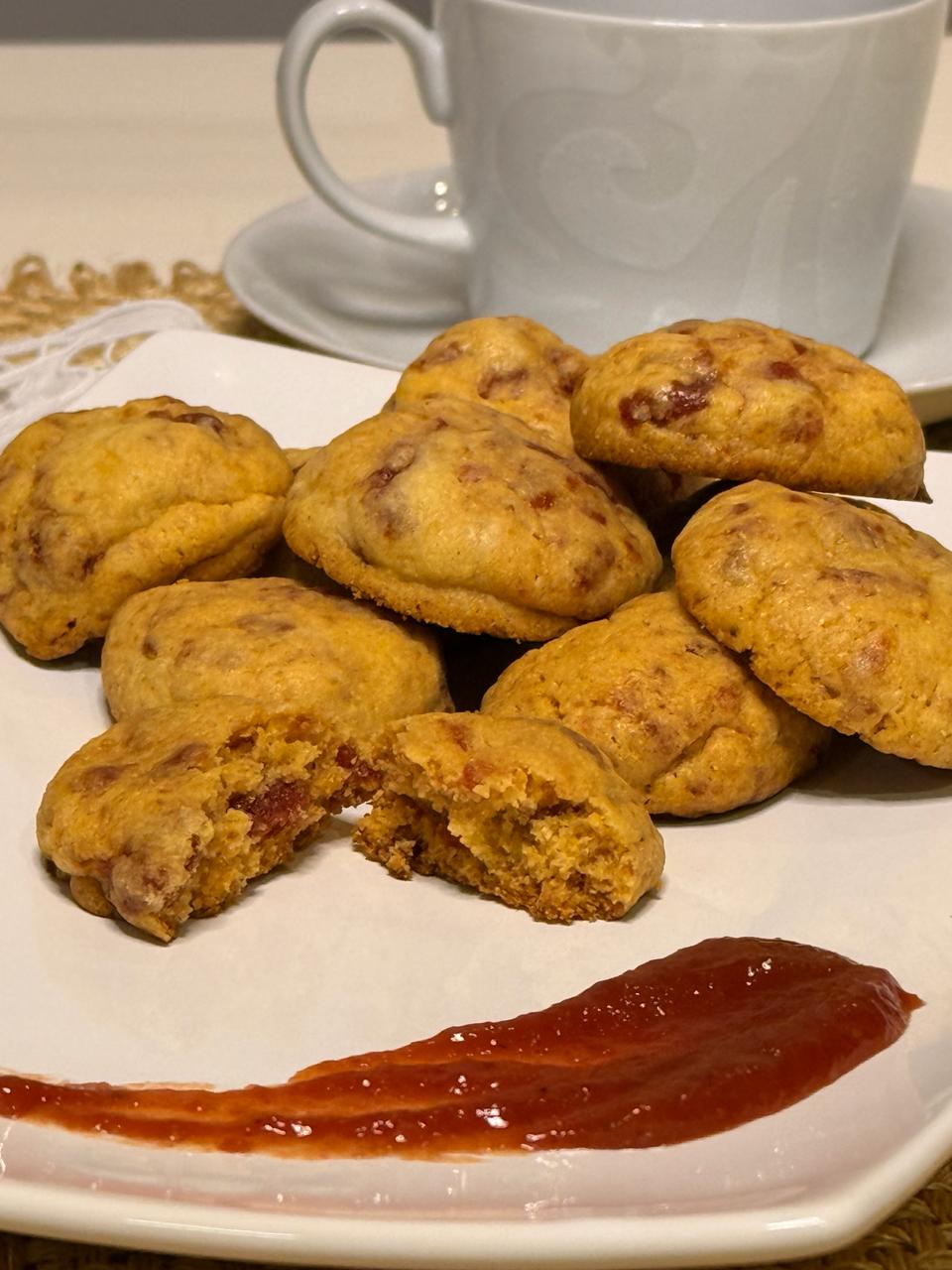 Broa de Fubá com Goiabada Casa Rozzino